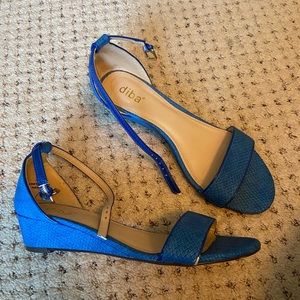 Blue sandals